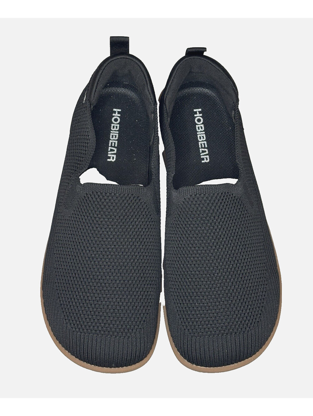 Hobibear Women's Barefoot Minimalist Slip-on Breathable Black Shoes Sz 38 NWT